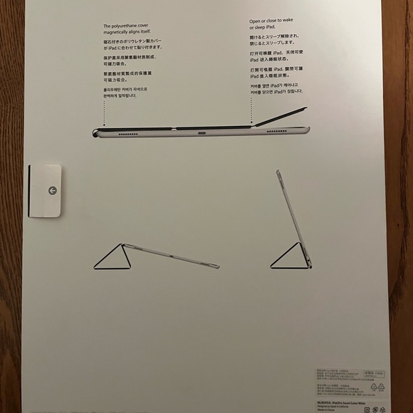 Official apple iPad pro smart cover-White - Picture 2 of 2